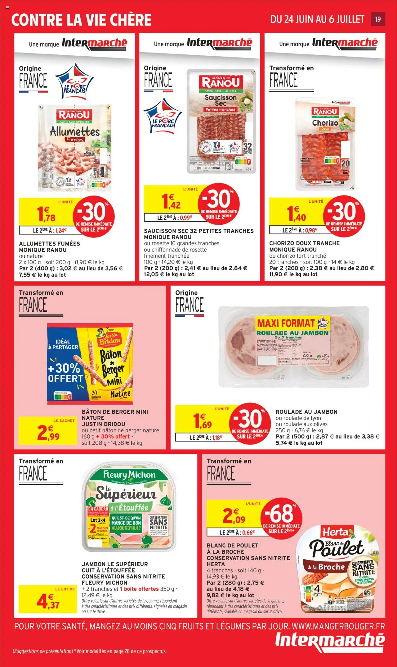  | Page: 21 | Produits: Chorizo, Saucisson, Saucisson sec, Porc