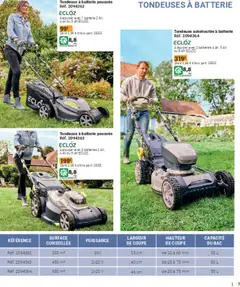 Gamm vert - Prévisualisation de Gamm vert catalogue valide à partir de 05.03.2025 | Page: 7 | Produits: Tondeuse, Batterie