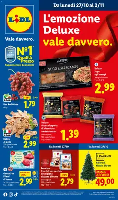 Anteprima del volantino Volantino Lidl	 valido a partire dal 27.10.2025