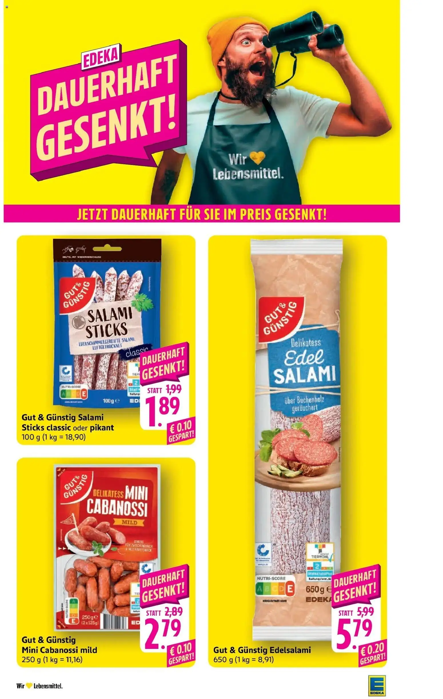 Edeka prospekt Göppingen	 – gültig ab 02.03.2026 | Seite: 41 | Produkte: Salami