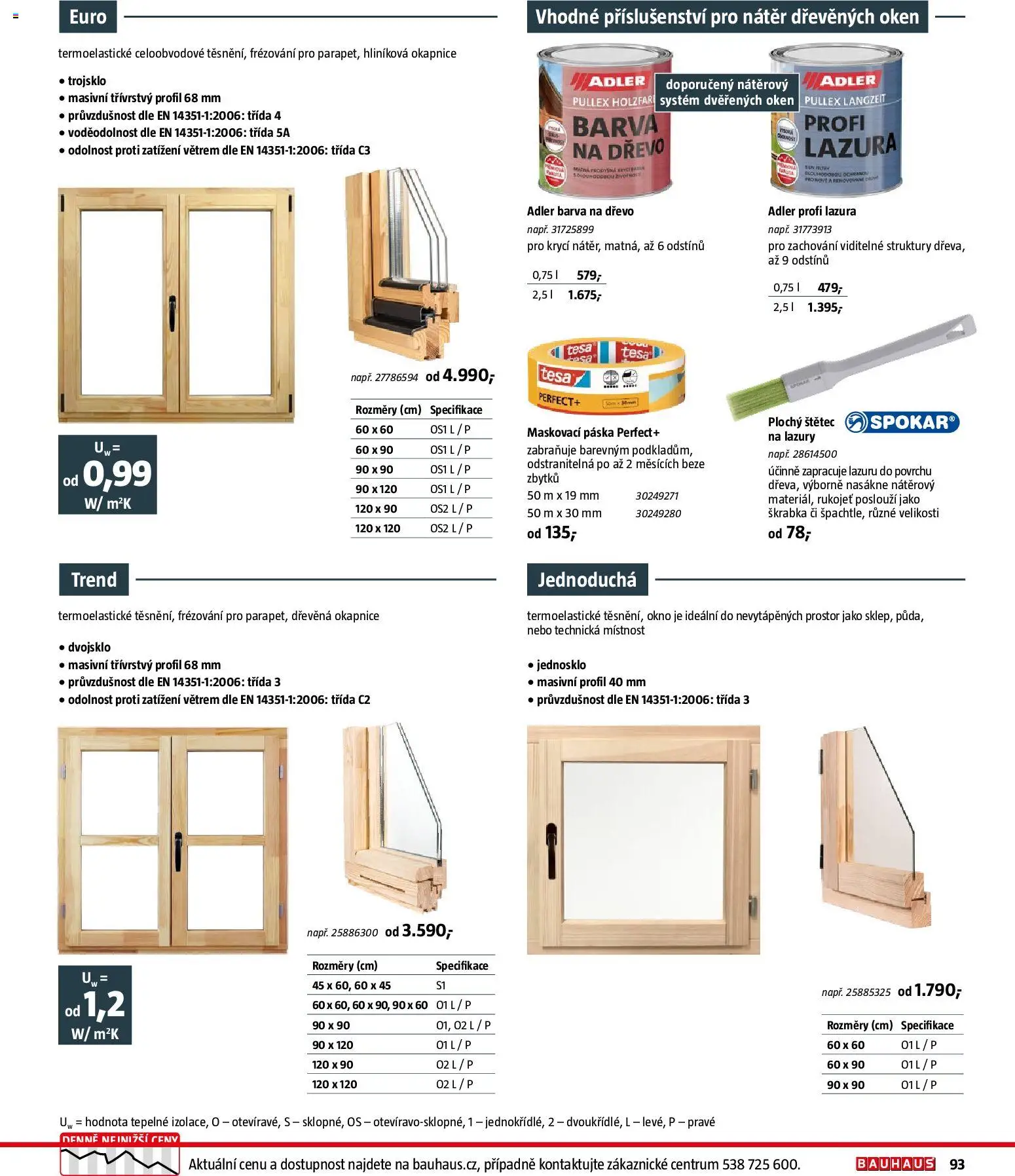 Bauhaus katalog Stavební prvky od 03.11.2025 | Strana: 93 | Produkty: Škrabka, Štětec