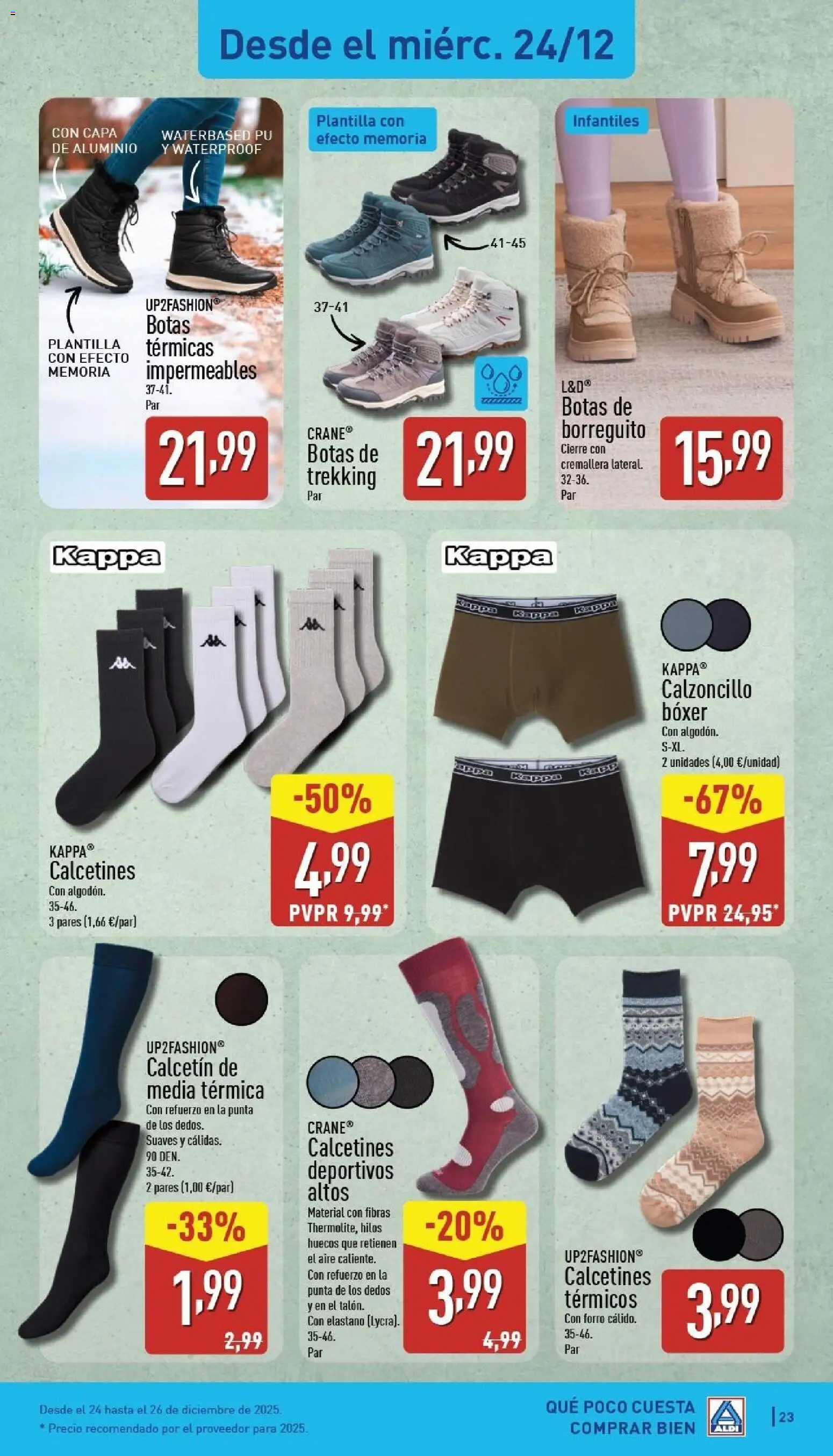 Aldi folleto Canarias │ válido desde el 22.12.2025 | Página: 23 | Productos: Botas