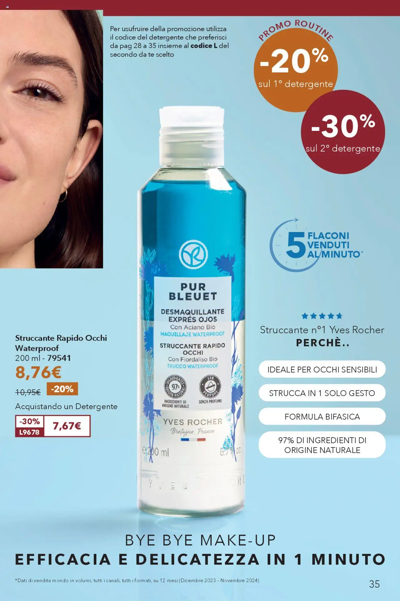 Volantino Yves Rocher del 17.10.2025 | Pagina: 35 | Prodotti: Struccante, Detergente, Tè, Profumo