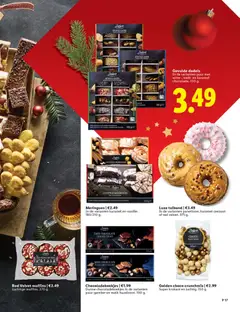 Red Velvet muffins, Luchtige muffins. 270 g. - Voorbeeld van een folder van Lidl, geldig van 26.11.2025 | Pagina: 17 | Producten: Muffins, Melk, Chocolade, Fruit