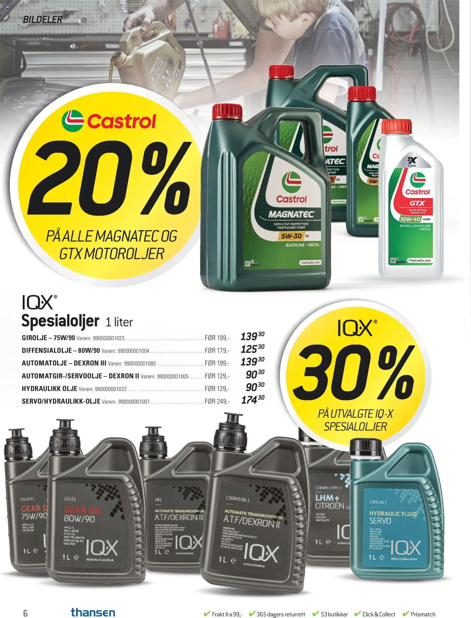 {H1} | Side: 6 | Produkter: Olje, Суміш дитяча