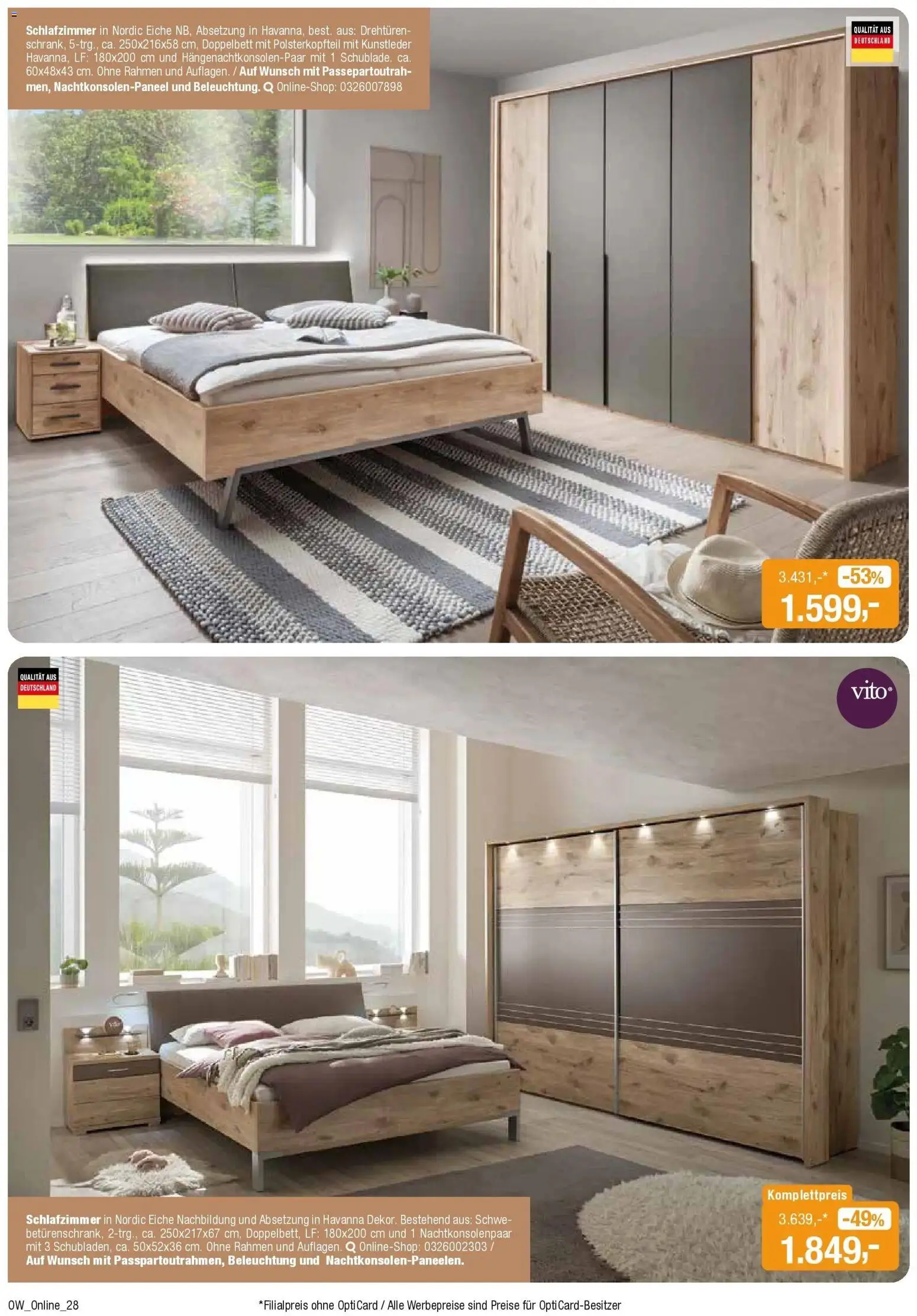 Angebote - Dein trendiges Möbelhaus – gültig ab 21.03.2026 | Seite: 28 | Produkte: Doppelbett