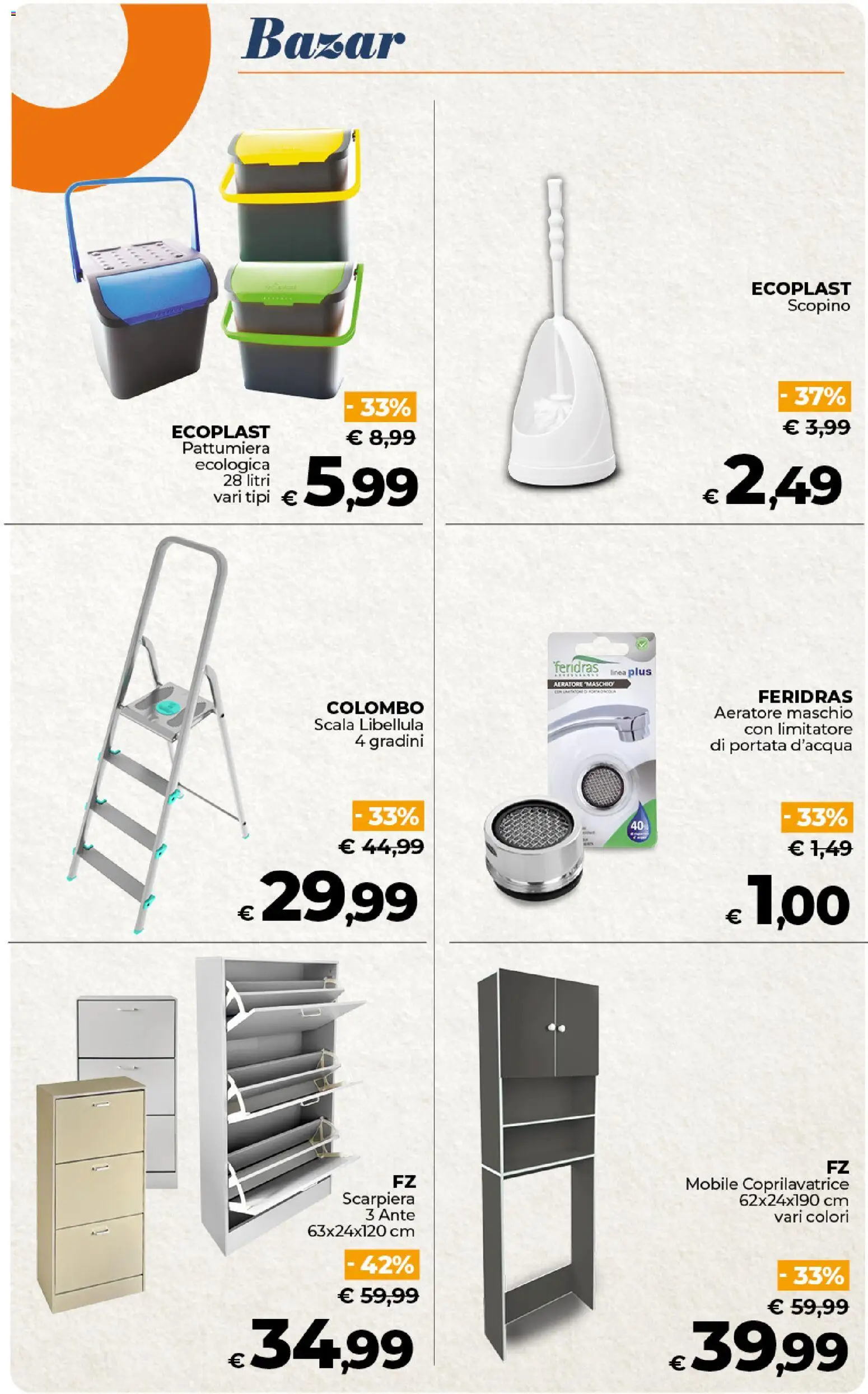 Volantino Ipercoop del 27.01.2026 | Pagina: 53 | Prodotti: Scopino, Mobile, Scala, Pattumiera