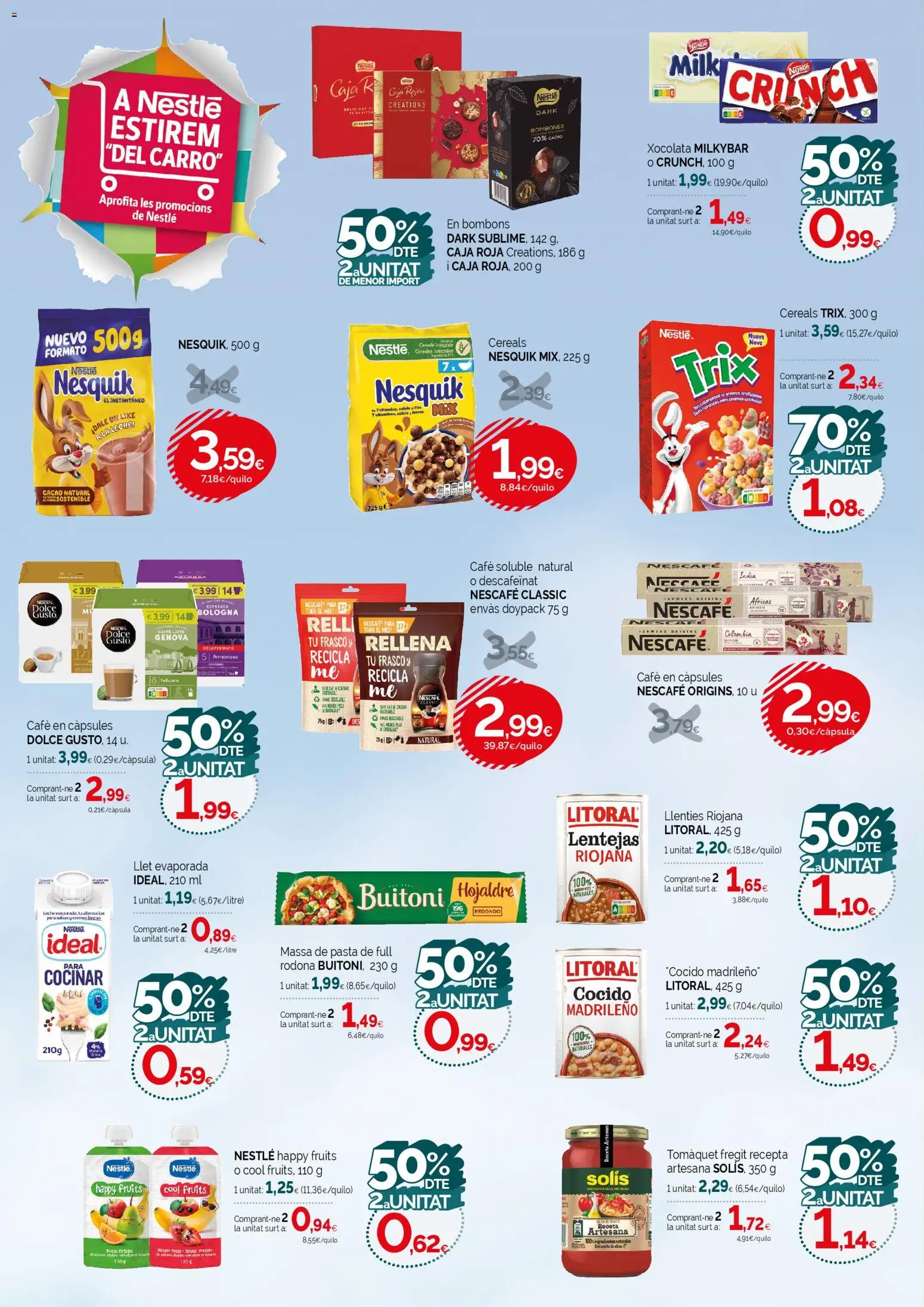 Condis folleto life │ válido desde el 22.10.2025 | Página: 8 | Productos: Leche, Café, Cereales, Caja