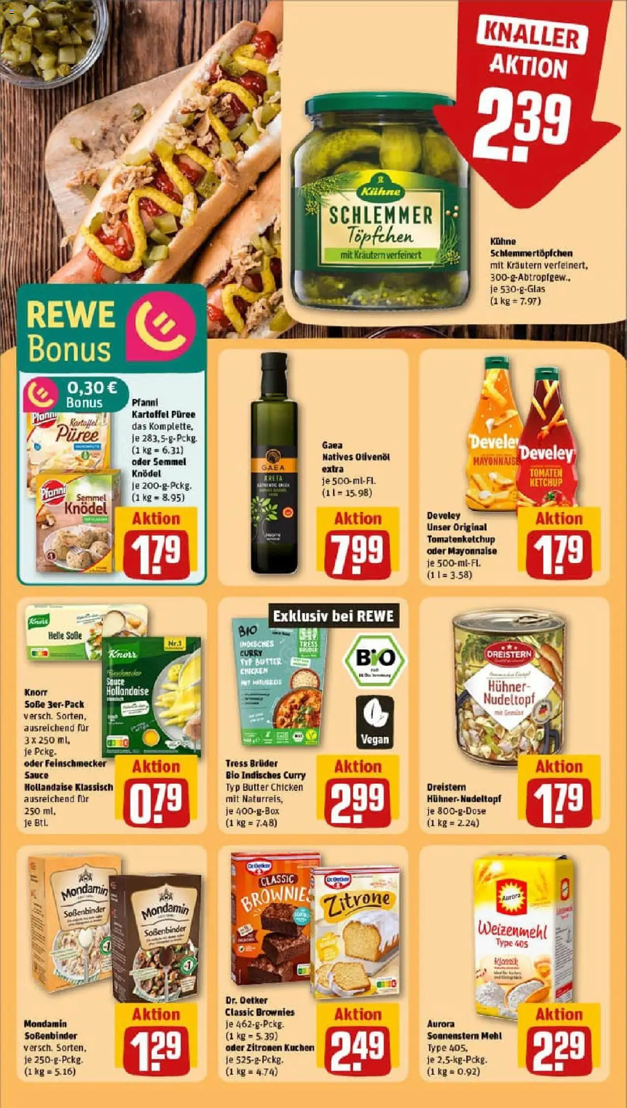 Rewe prospekt Golßen	 – gültig ab 13.10.2025 | Seite: 20 | Produkte: Mehl, Soße, Zitrone, Zitronen