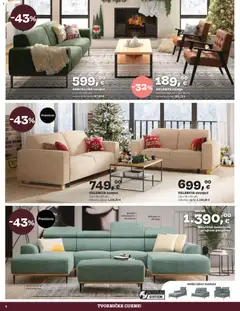 Prima - Katalog - Pregled kataloga iz trgovine Prima, vrijedi od 04.12.2025 | Stranica: 6 | Proizvodi: Trosjed, Fotelja, Dvosjed