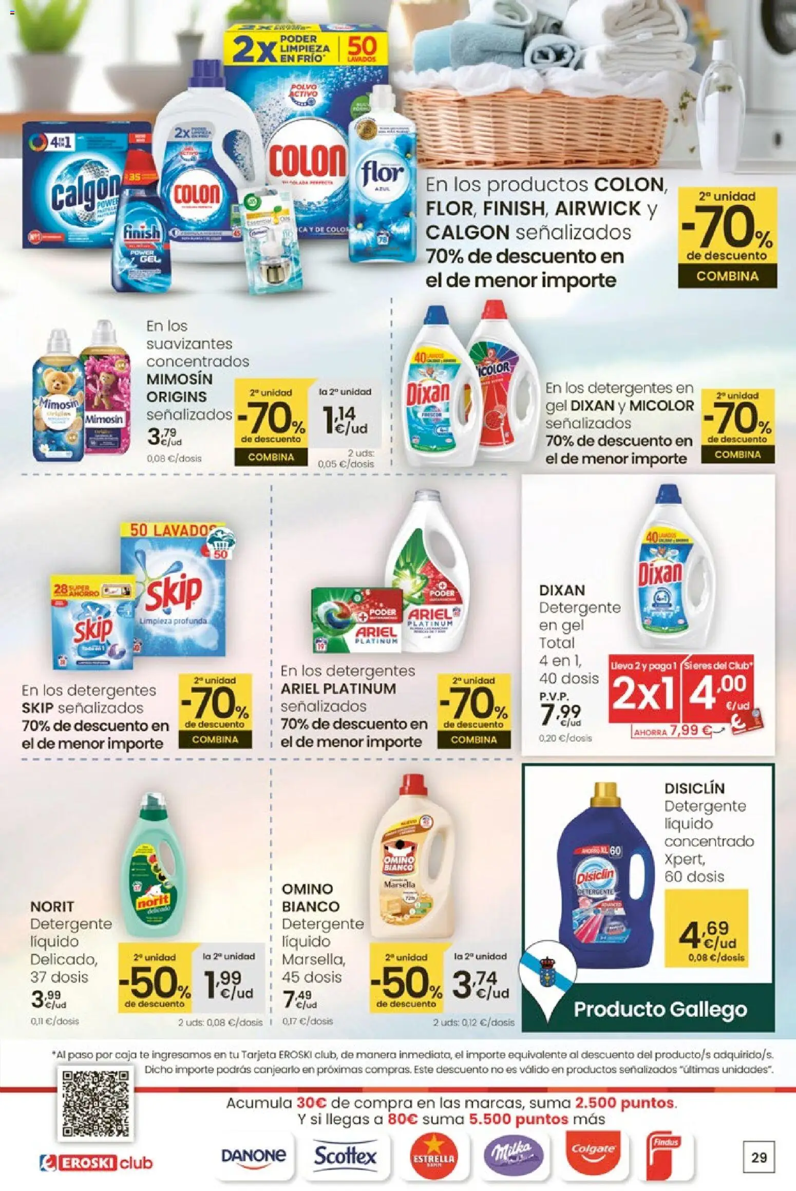 Eroski - Adelántate a la Navidad │ válido desde el 13.11.2025 | Página: 29 | Productos: Polvo, Detergente, Té, Detergente líquido