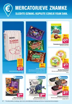 Mercator katalog akcije – veljaven od 05.02.2026 | Stran: 20 | Izdelki: Bonboni, Kos, Sladoled, Sladkor
