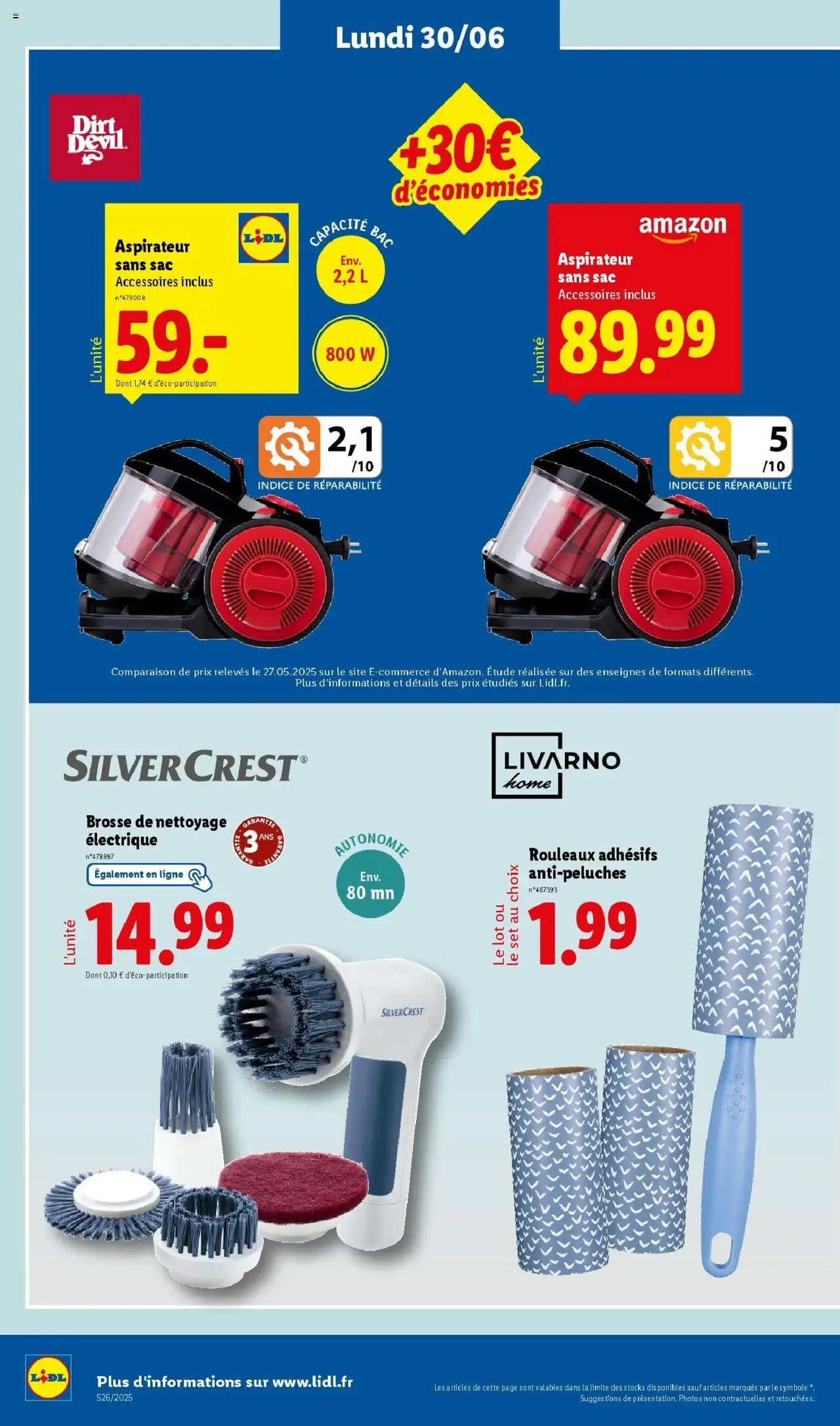  | Page: 74 | Produits: Sac, Rollers, Aspirateur, Brosse