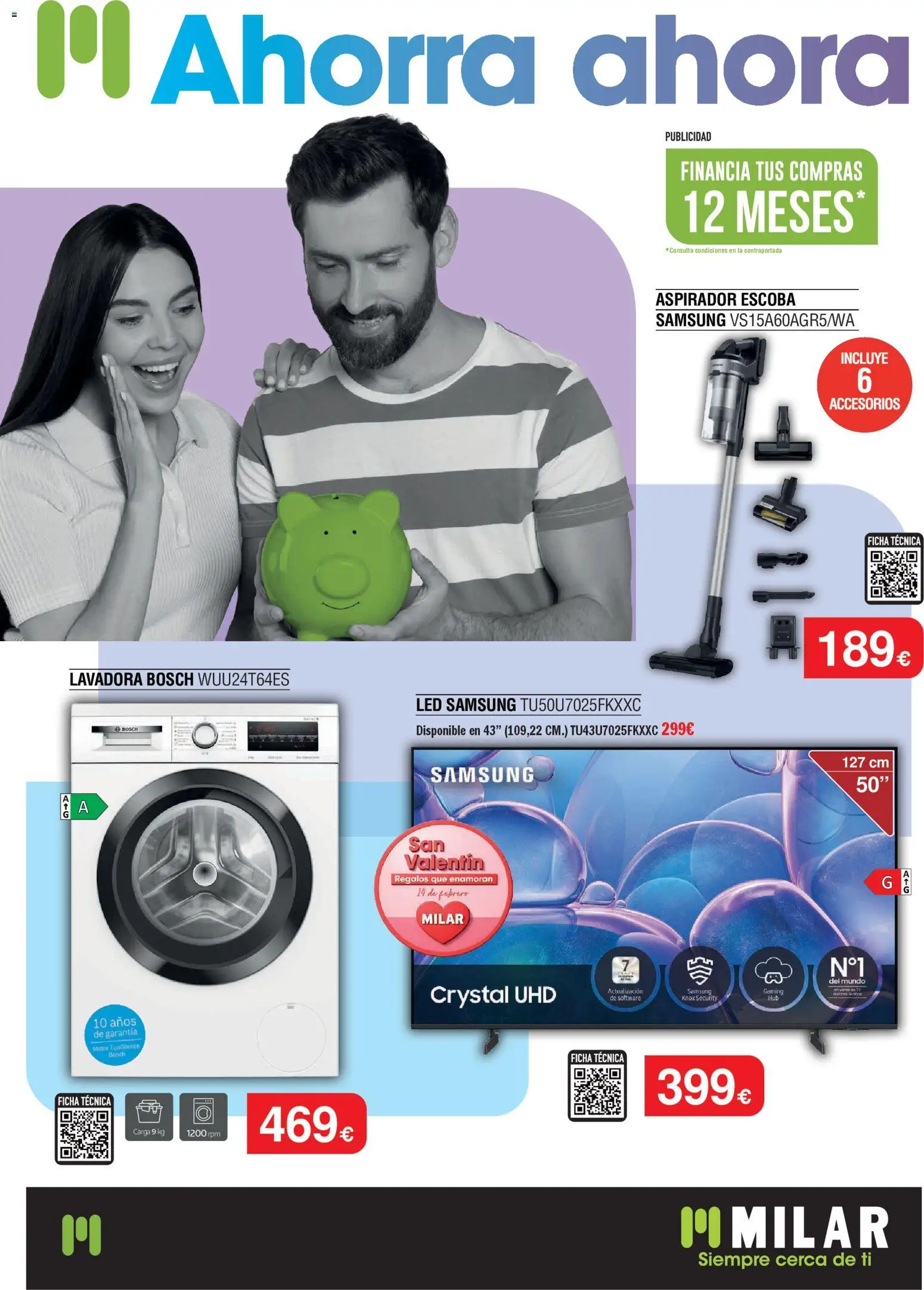 Milar folleto │ válido desde el 01.02.2026 | Página: 1 | Productos: Escoba, Lavadora, Aspirador
