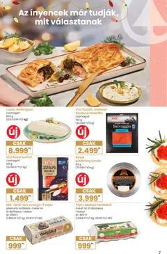 Interspar Karácsonyi Ínyenc katalógus - amely érvényes a következő dátumtól: 27.11.2025 | Oldal: 7 | Termékek: Lazacfilé, Doboz, Tojás, Kaviár