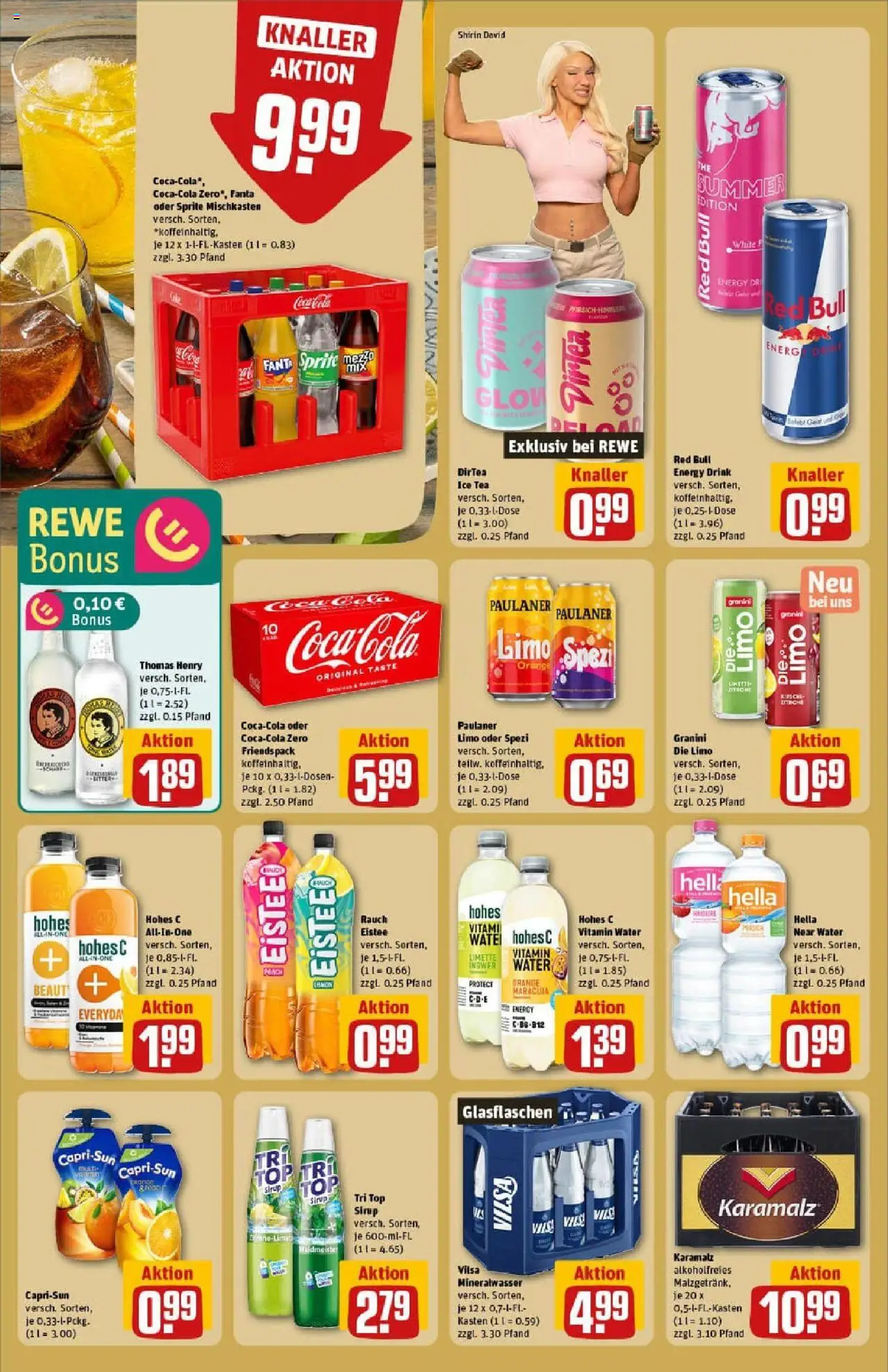 Rewe prospekt Michelstadt	 - gültig ab dem 13.07.2025 | Seite: 26 | Produkte: Sprite, Energy, Mineralwasser, Granini die limo