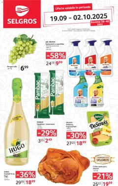 Ofertele Selgros valabile de la 19.09.2025