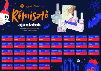 Crystal Nails Akciós újság - amely érvényes a következő dátumtól: 01.10.2025