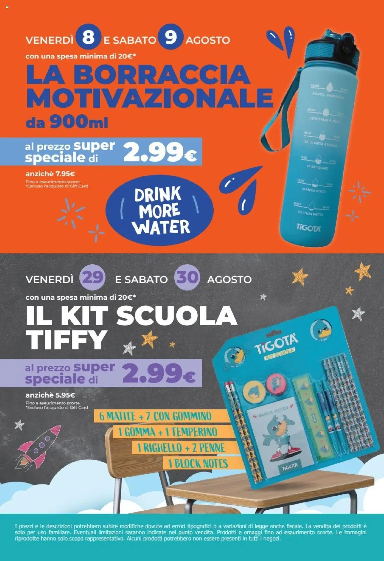 Volantino Tigotà del 01.08.2025 | Pagina: 20