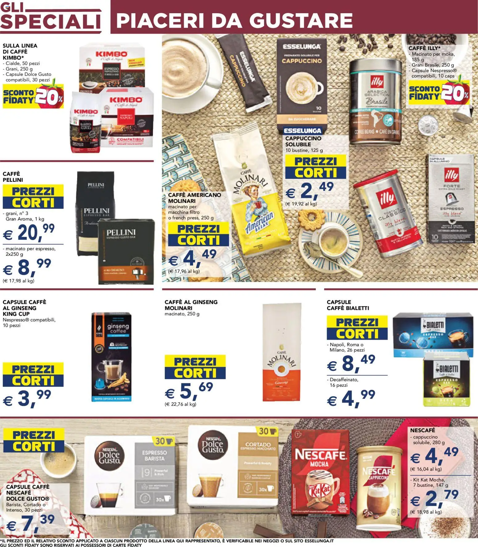 Volantino Esselunga S del 17.11.2025 | Pagina: 17 | Prodotti: Caffè, Macinato