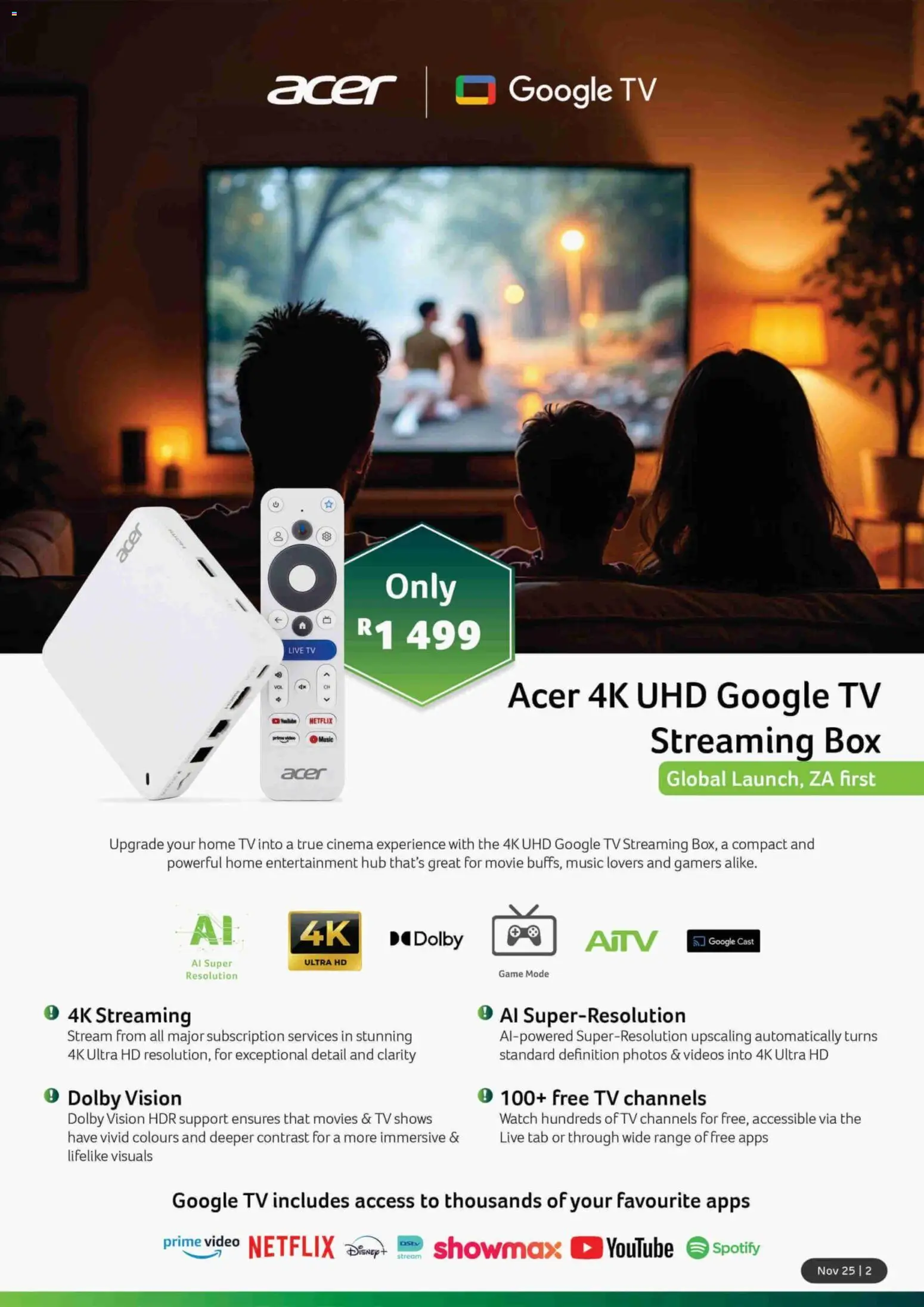 New Computer Mania catalogue – valid from 01.11.2025 | Page: 3 | Products: Watch, TV, Box