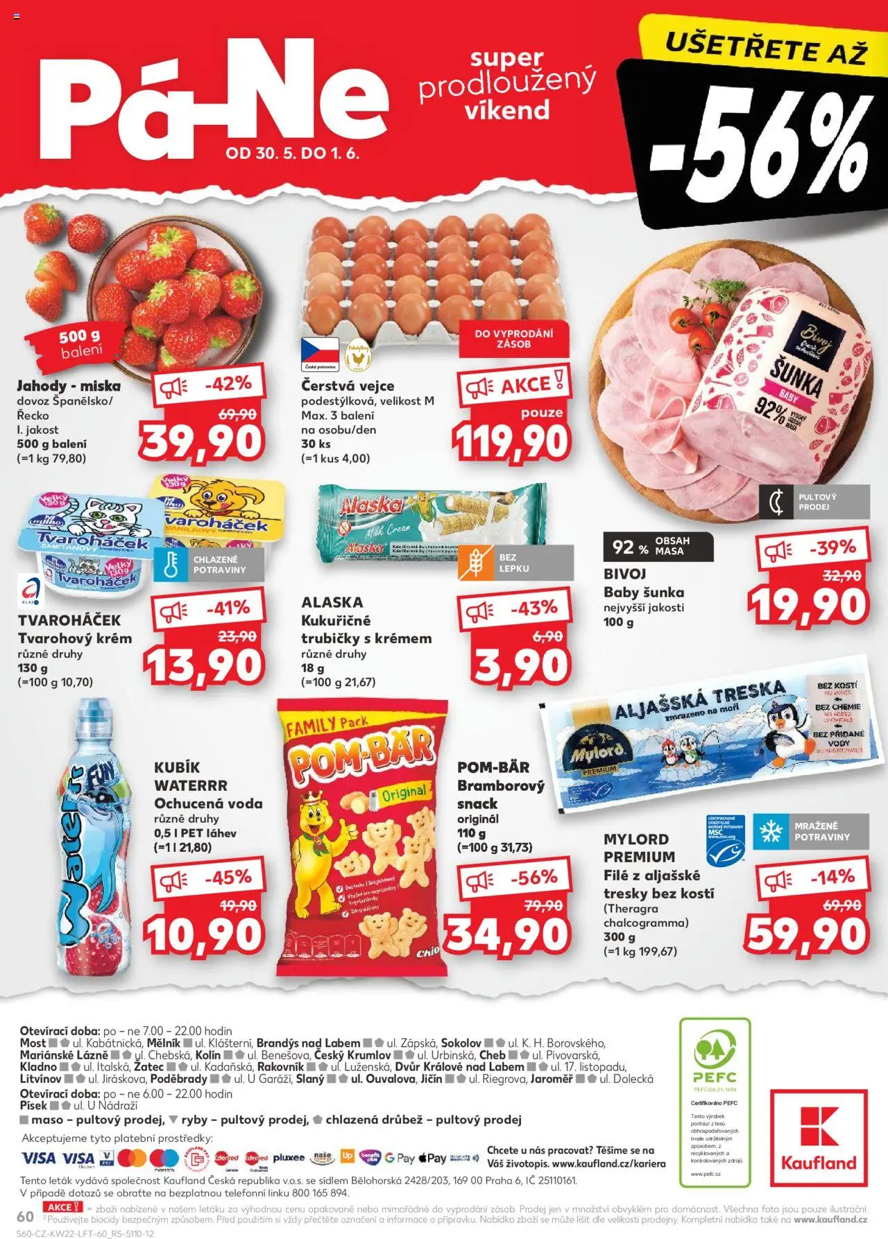 Kaufland leták - Kolín od 28.05.2025 | Strana: 60 | Produkty: Treska, Mošt, Ryby, File