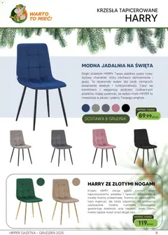 Pogląd oferty "Hipper Gazetka" - ważna od 04.12.2025 | Strona: 8 | Produkty: Krzesło