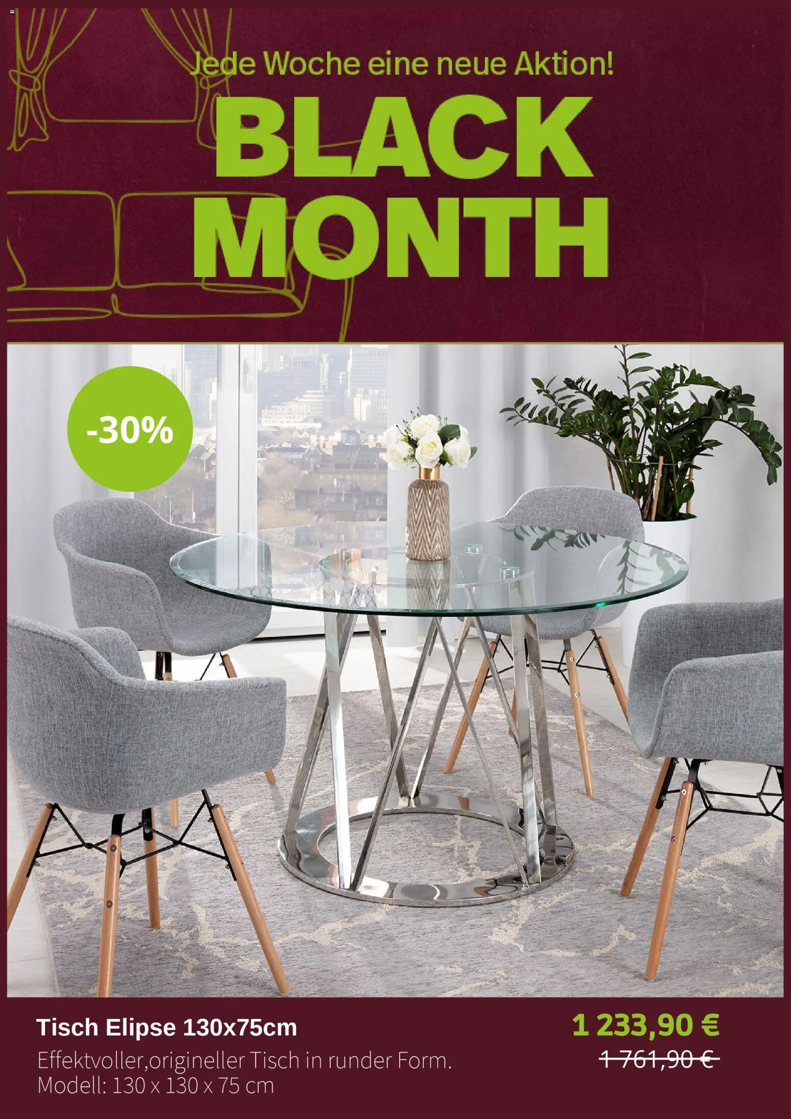 Dekoria - Black Friday – gültig ab 18.11.2025 | Seite: 7 | Produkte: Tisch