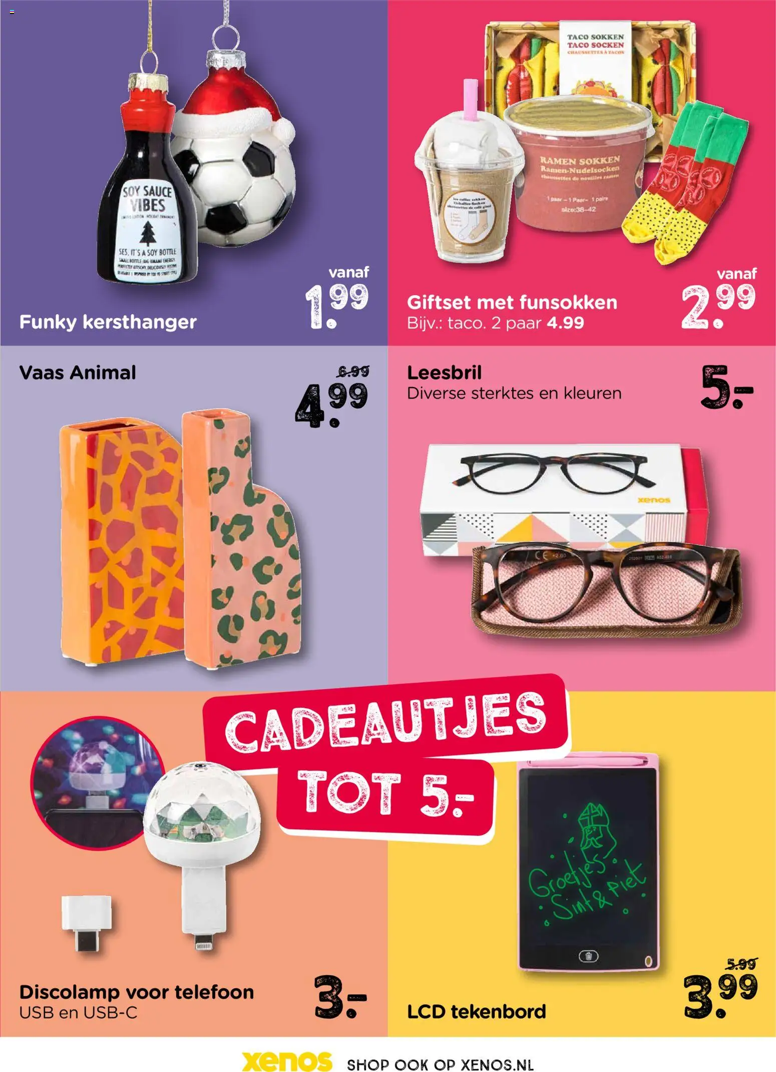 {H1} | Pagina: 11 | Producten: Sokken, Taco, Telefoon, Usb