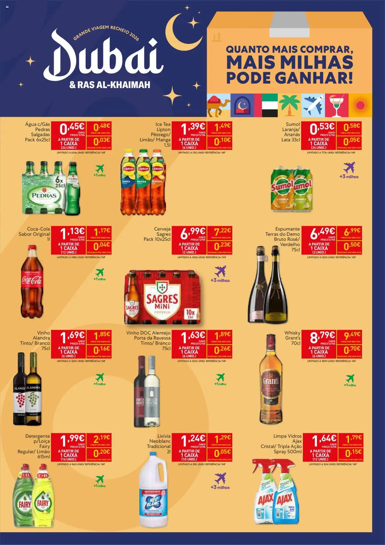 Recheio - Madeira │ válido de 30.10.2025 | Página: 3 | Produtos: Agua, Porta, Espumante, Cerveja