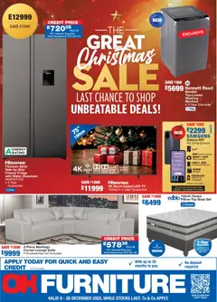 OK Furniture specials catalogue – valid from 08.12.2025