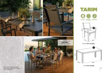 Pré-visualização Espaço Casa folheto Ar Livre 2026 válido de 07.03.2026 | Página: 35 | Produtos: Mesa, Cadeira