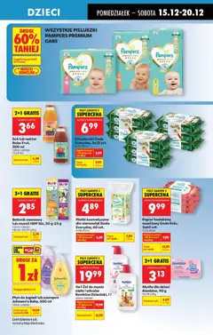Pogląd oferty "Biedronka gazetka" - ważna od 15.12.2025 | Strona: 63 | Produkty: Papier toaletowy, Płyn do kąpieli, Bobo frut, Mydło