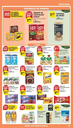 Pré-visualização EM TODAS AS BARRAS DE CEREAIS INFANTIS NESTLÉ, Barras de cereais infantis Nestlé válido de 24.03.2026 | Página: 23 | Produtos: Soja, Barras de cereais, Chocolate, Proteina
