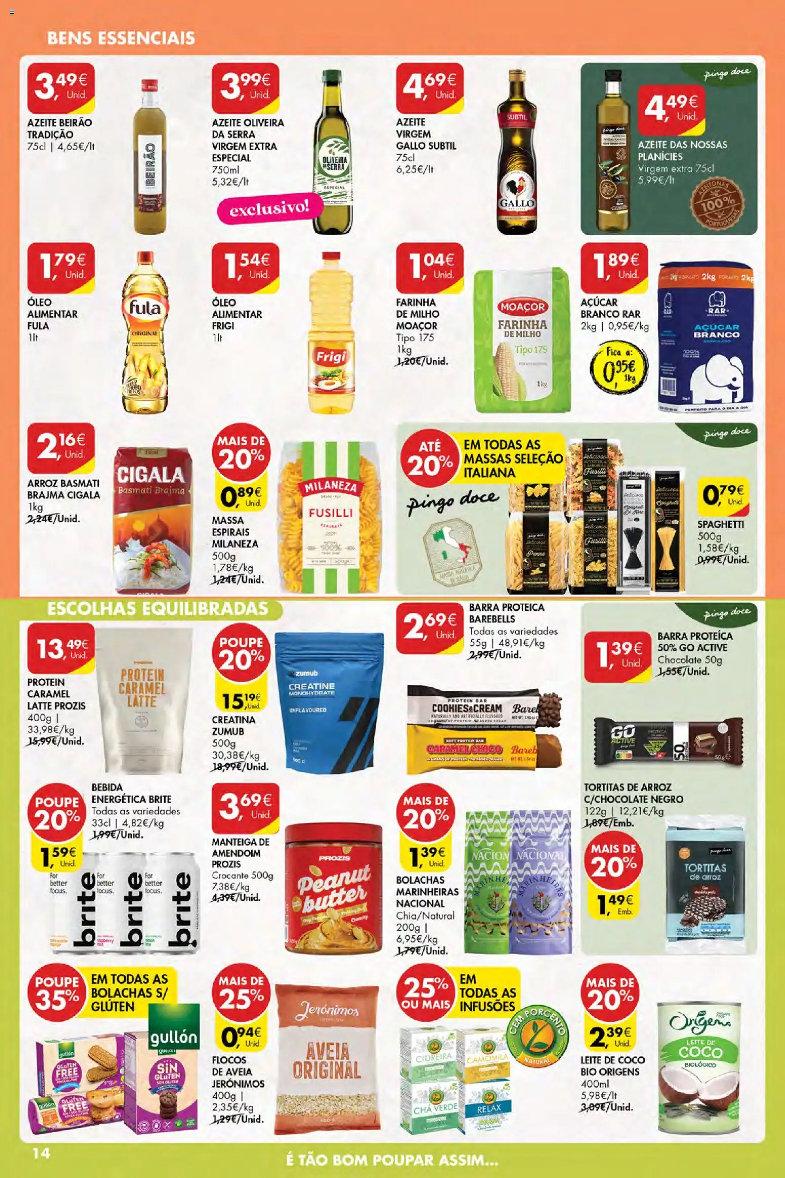 Pingo Doce Poupe Esta Semana Açores │ válido de 13.11.2025 | Página: 14 | Produtos: Manteiga, Óleo, Milho, Bebida