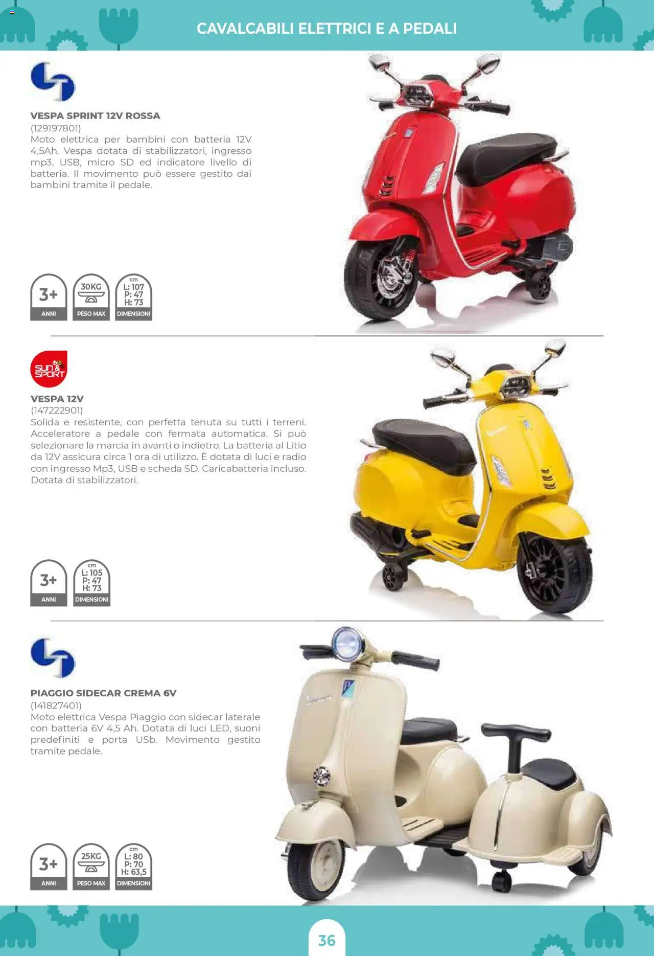 Volantino Toys Center del 03.04.2025 | Pagina: 38 | Prodotti: Crema, Radio, USB, Batteria