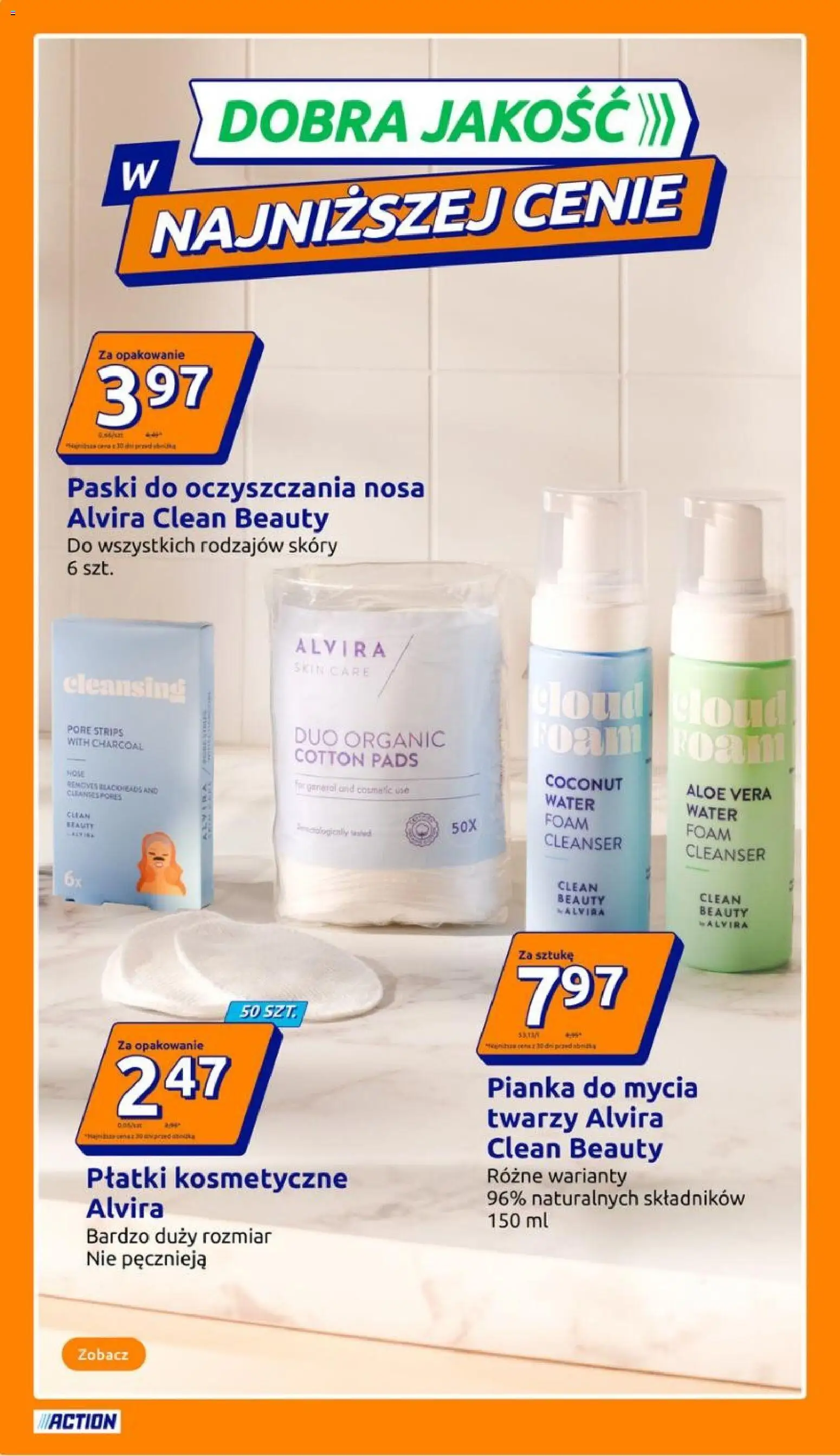 Action Gazetka od 29.10.2025 | Strona: 10 | Produkty: Płatki kosmetyczne, Płatki