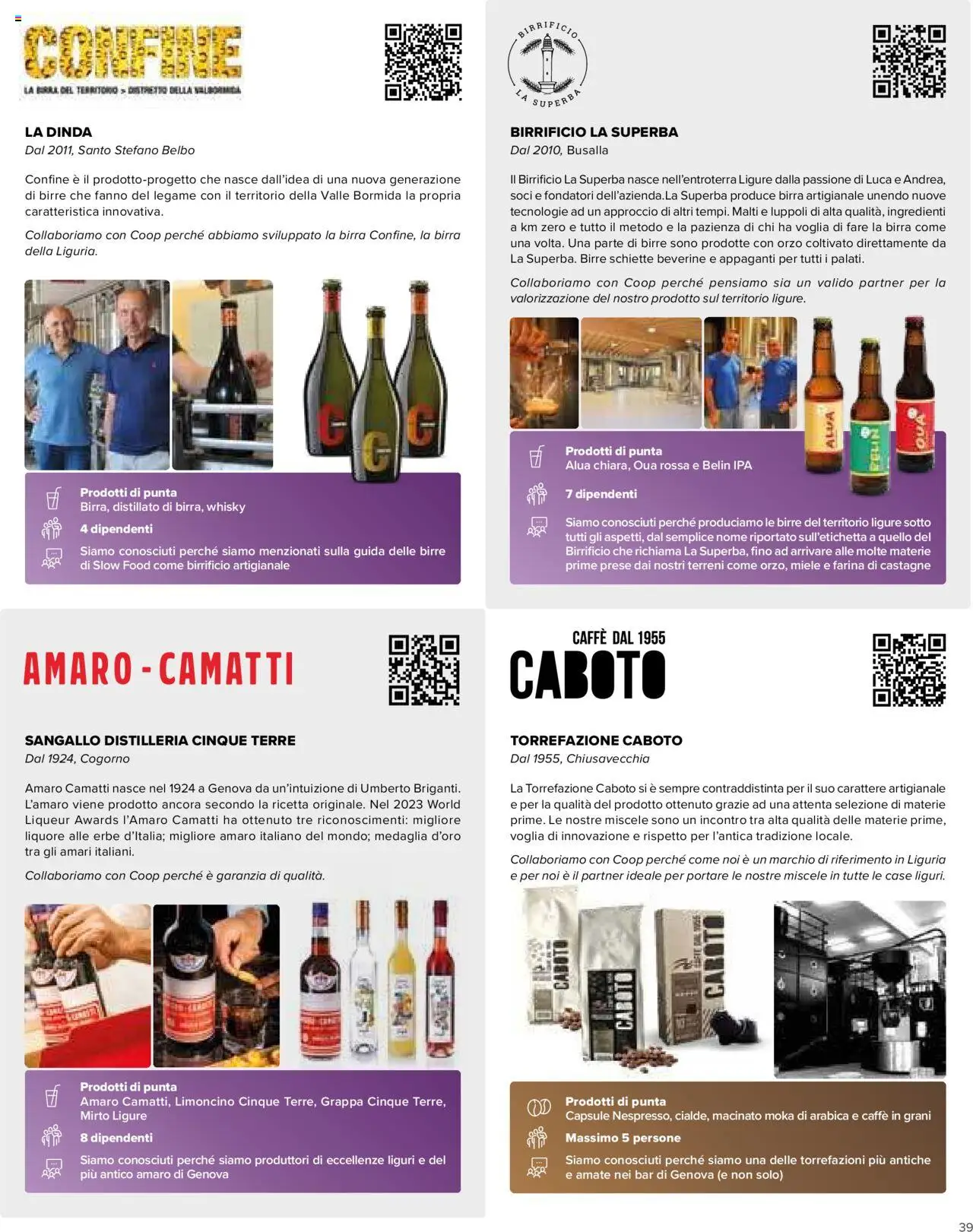 Volantino COOP del 09.10.2025 | Pagina: 39 | Prodotti: Caffè, Birra, Farina, Liquore