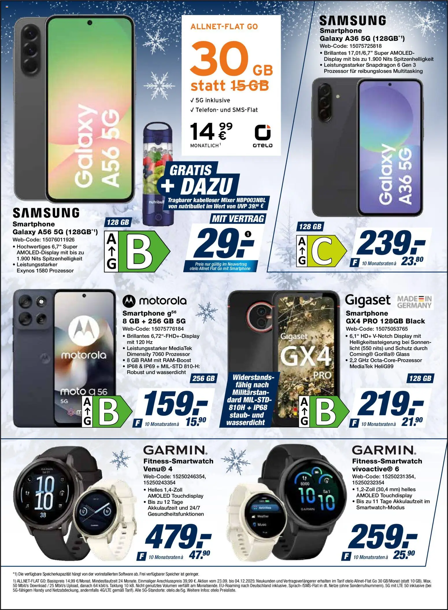 Expert Weihnachts sparen – gültig ab 13.12.2025 | Seite: 2 | Produkte: Mixer, Samsung, Telefon, Smartphone