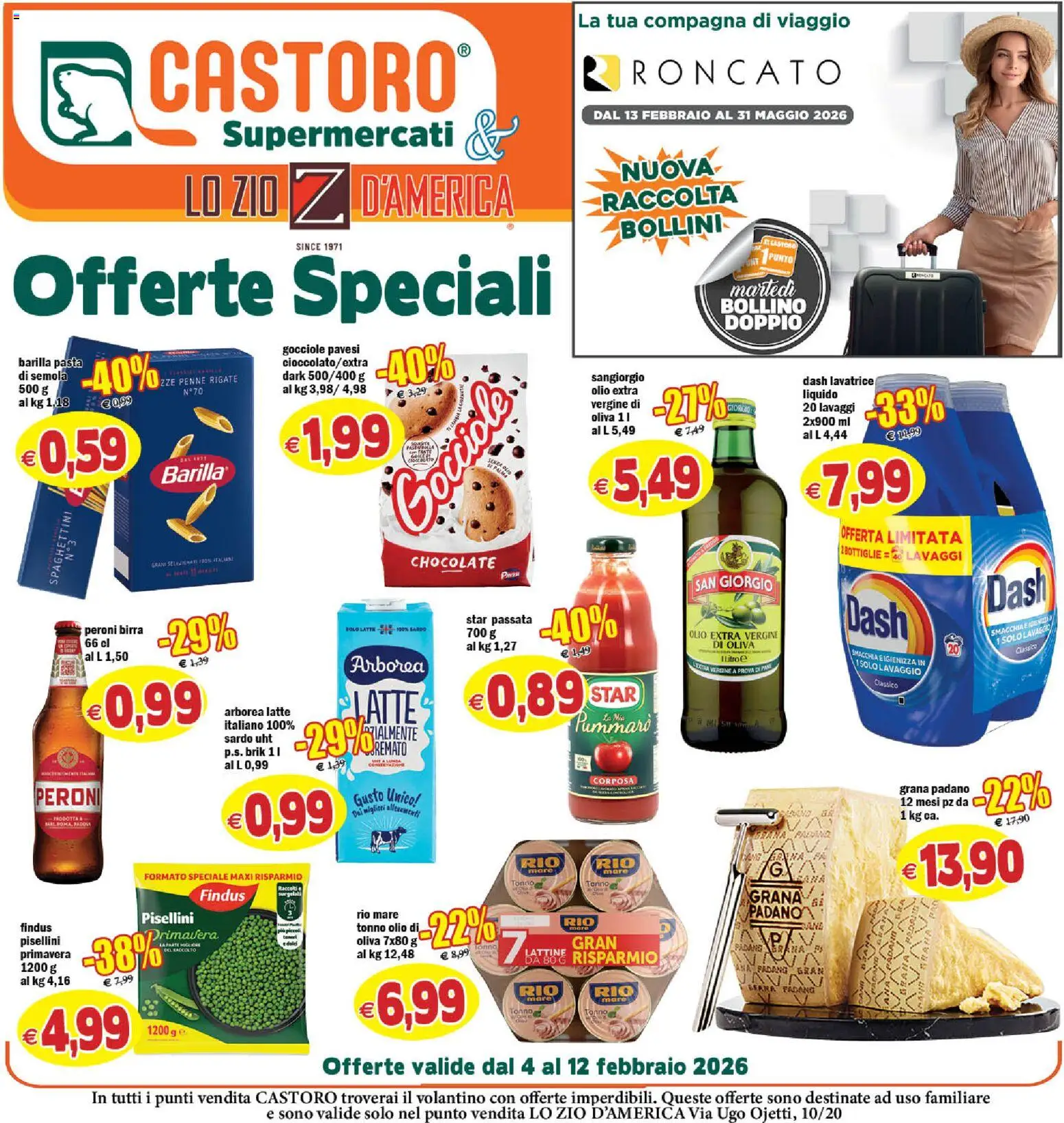 Volantino Il Castoro del 04.02.2026 | Pagina: 1