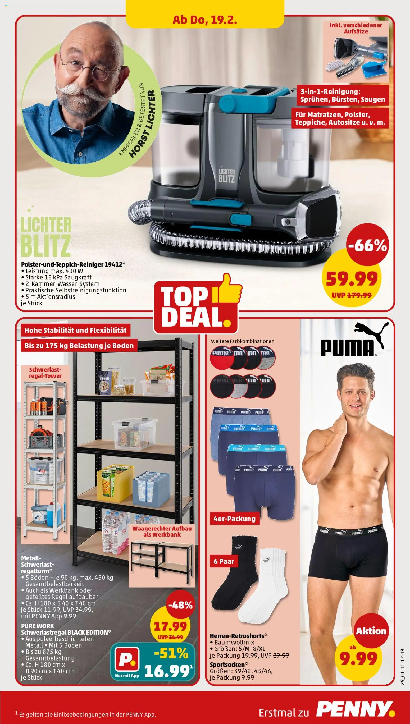 Penny Prospekt 	 – gültig ab 16.02.2026 | Seite: 27 | Produkte: Regal, Schwerlastregal