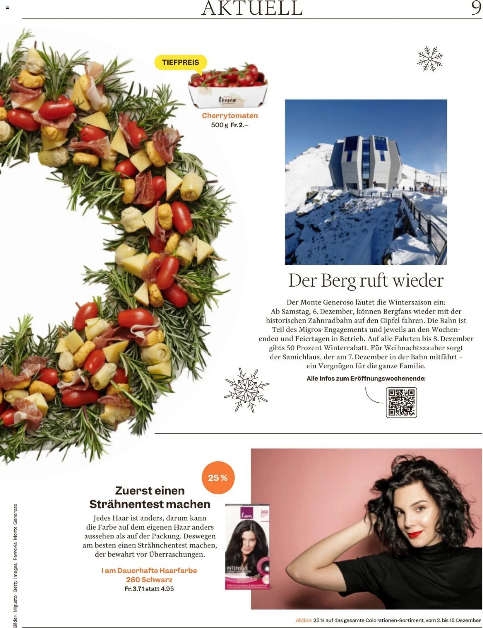 Migros Magazin – gültig ab 02.12.2025 | Seite: 9 | Produkte: Haarfarbe