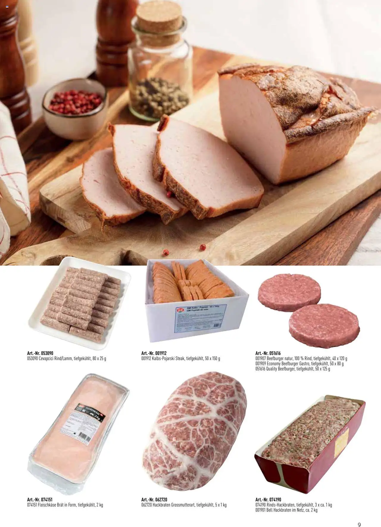 Prodega Spezialsortiment Fleisch ab 14.08.2025 | Seite: 9 | Produkte: Cevapcici