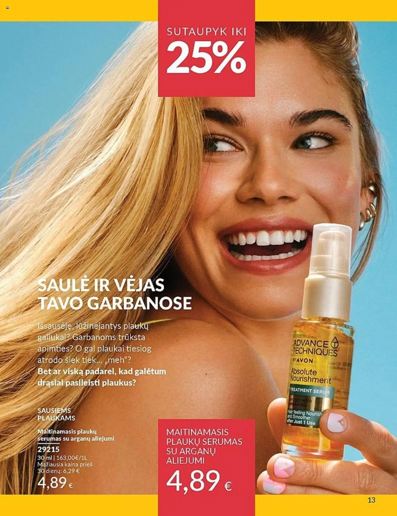 AVON leidinys│galioja nuo 01.07.2025 | Puslapis: 13 | Prekių: Plaukų serumas