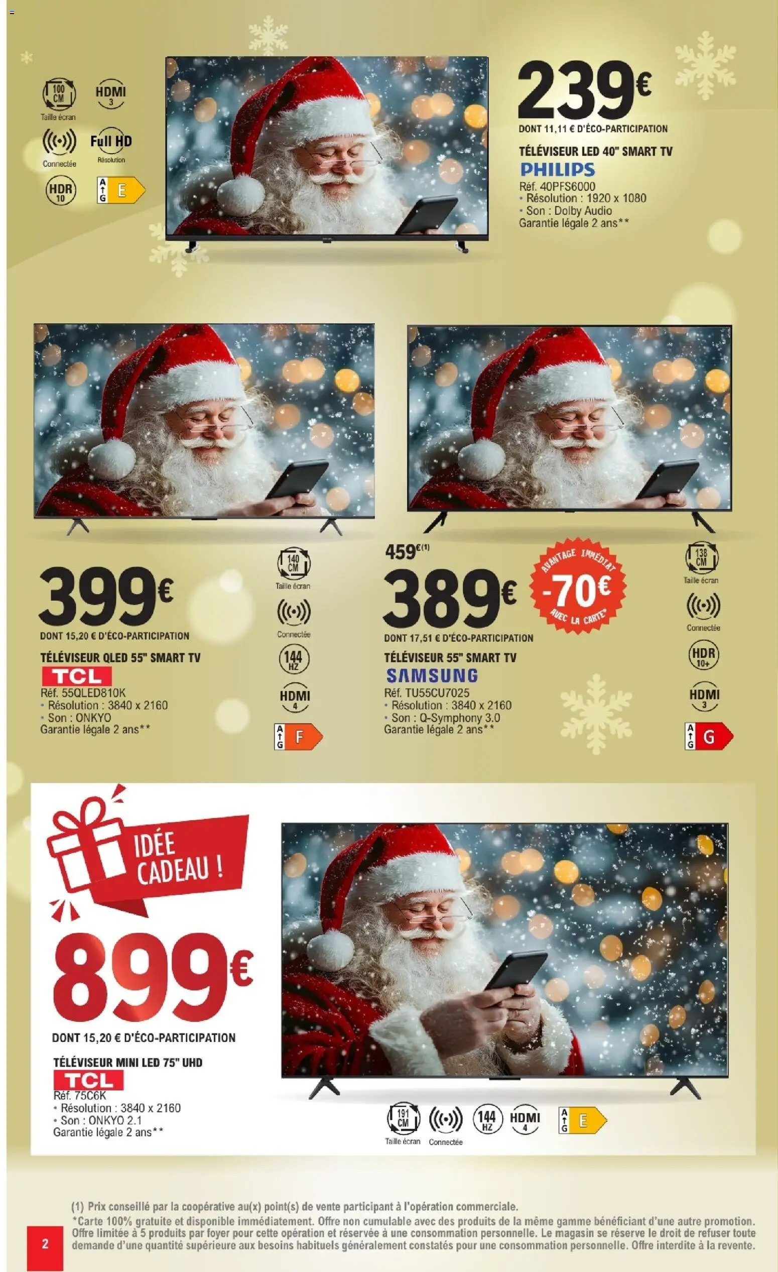 {H1} | Page: 2 | Produits: Audio, Televiseur, Smart TV