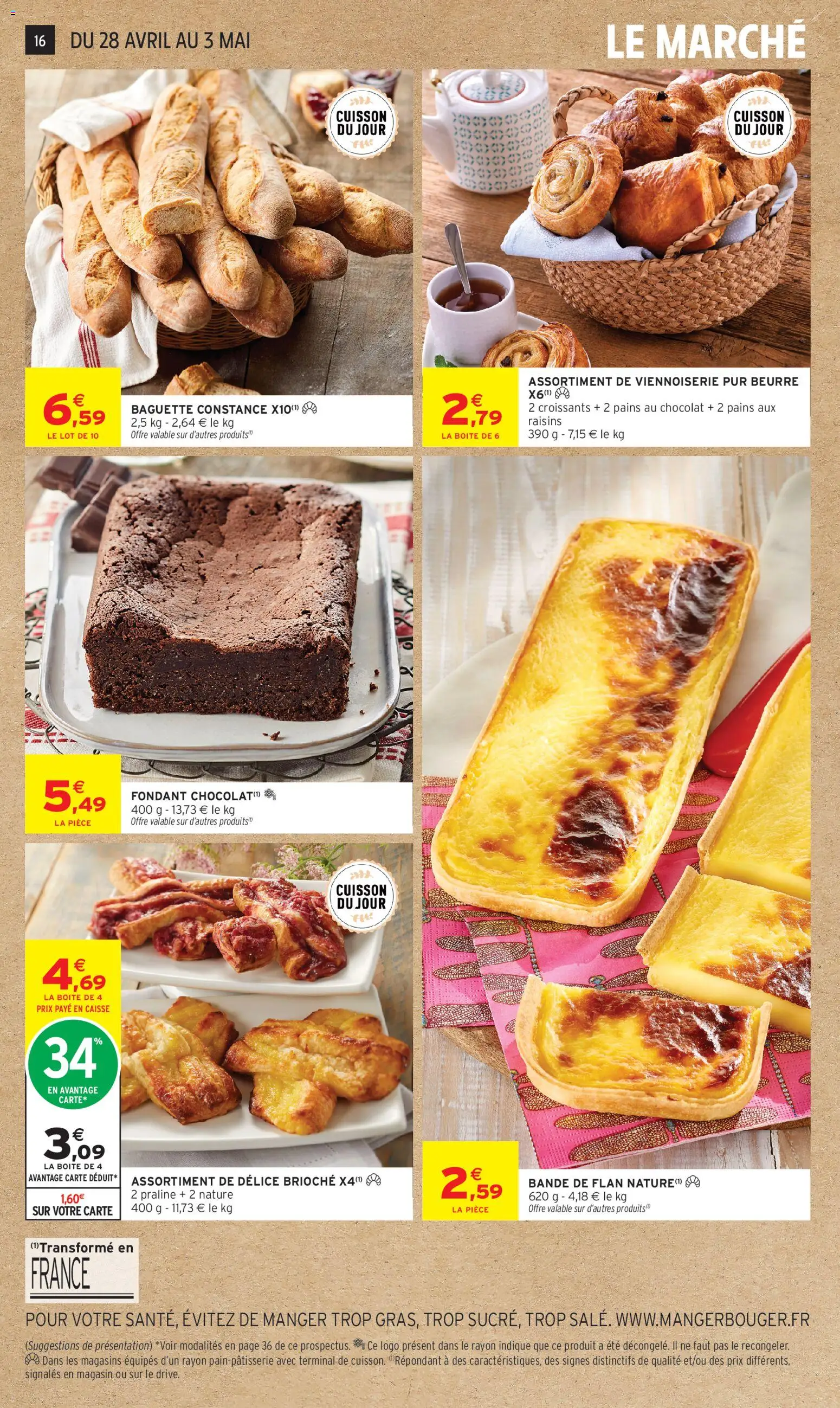 {H1} | Page: 16 | Produits: Beurre, Chocolat