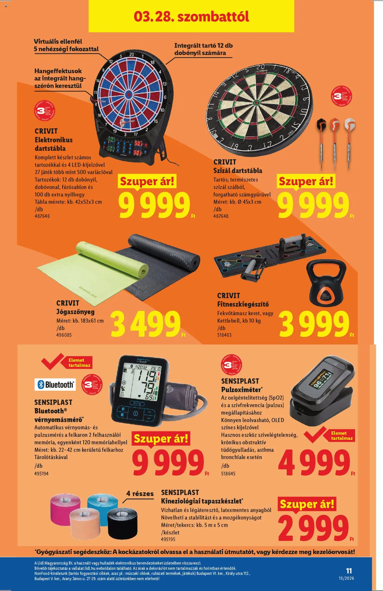 Lidl akciós ujság - amely érvényes a következő dátumtól: 26.03.2026 | Oldal: 11