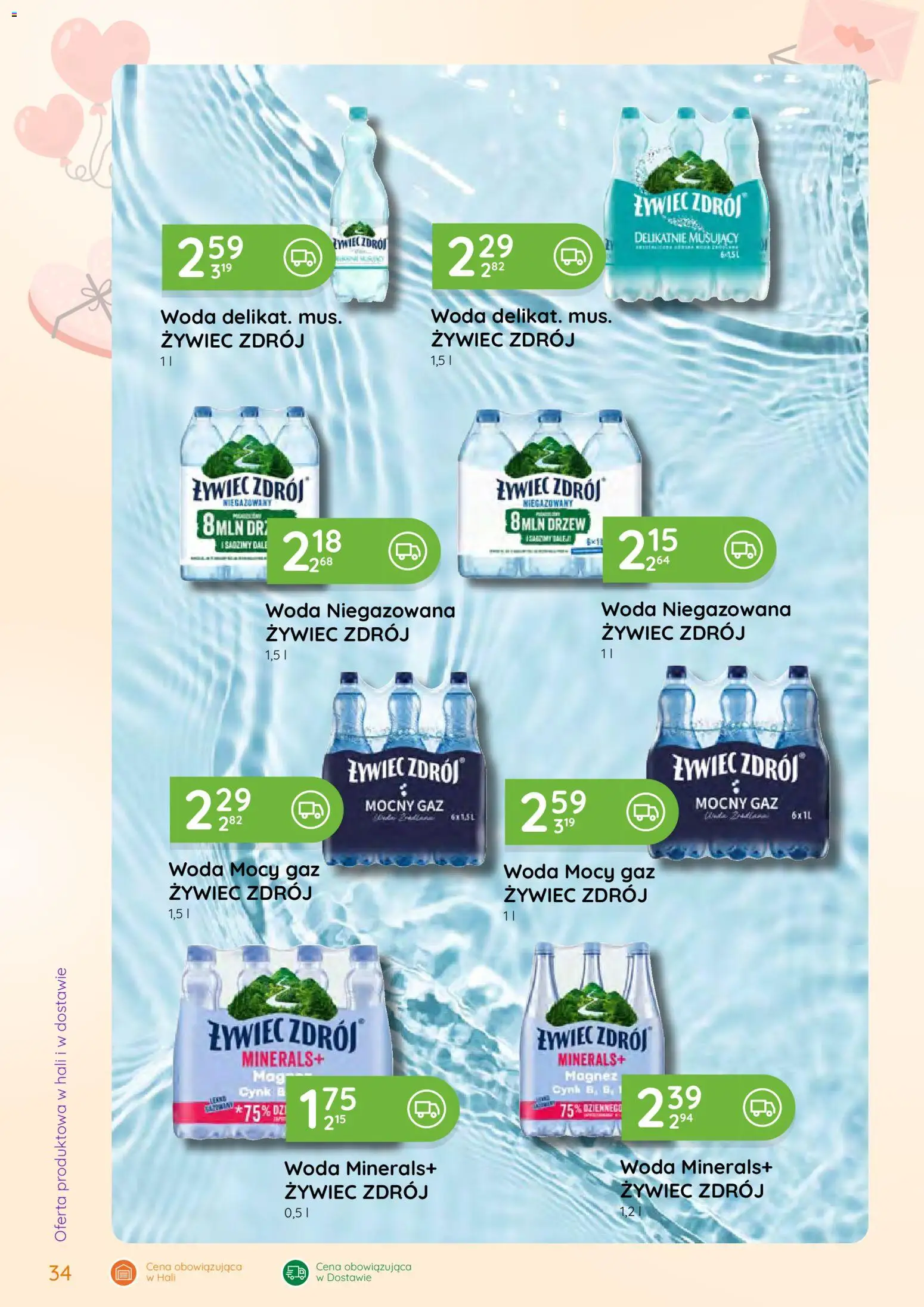 Eurocash Gazetka - Oferta Produktowa od 09.02.2026 | Strona: 34 | Produkty: Woda niegazowana, Woda