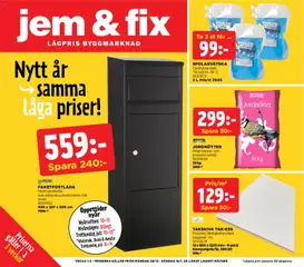 Jem & Fix - erbjudanden - Förhandsvisning av reklamblad från butik Jem & Fix aktuell från 29.12.2025