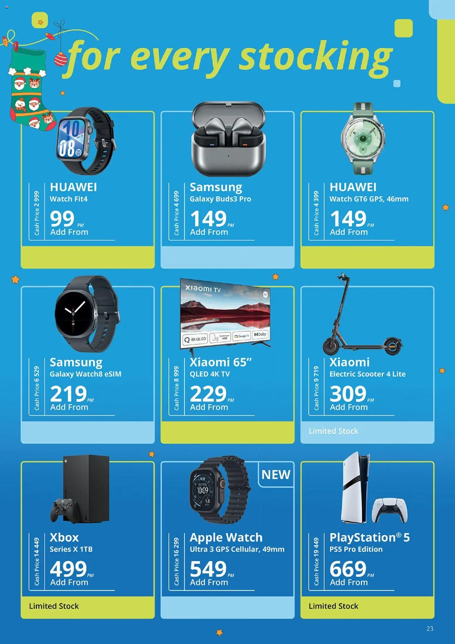 New Cellucity catalogue – valid from 09.12.2025 | Page: 23 | Products: Watch, Xbox, TV, Stock